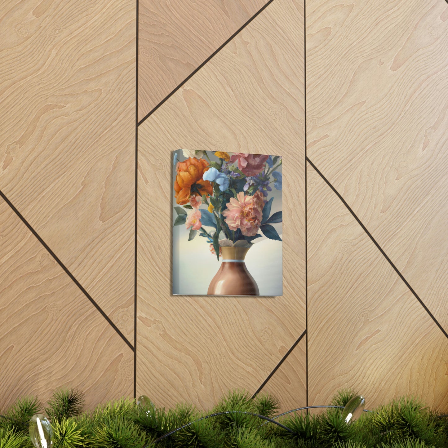 Blooming Floral Splendor. - Canvas