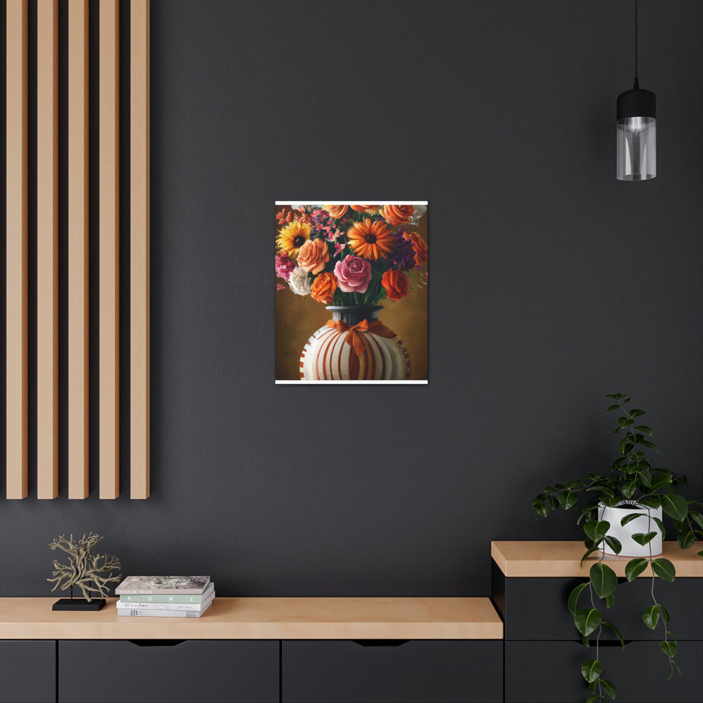 Fluid Floral Beauty - Canvas