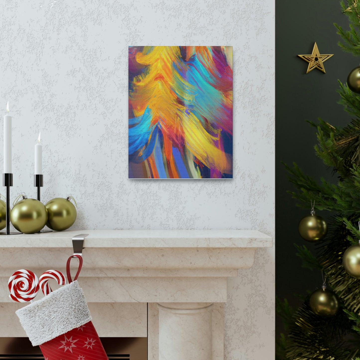 Colorful Brush Cords. - Canvas