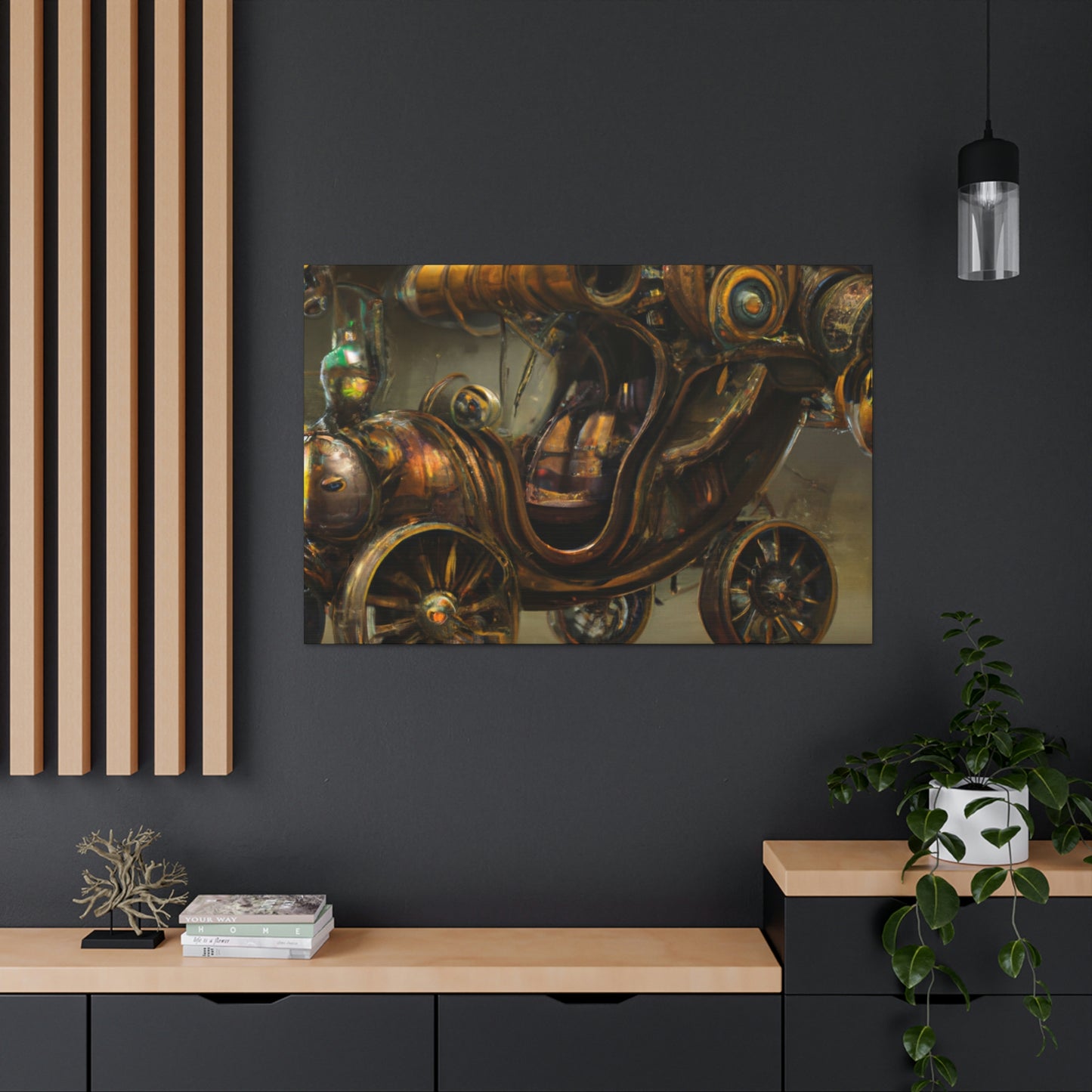 Steampunk Motorcar - Canvas