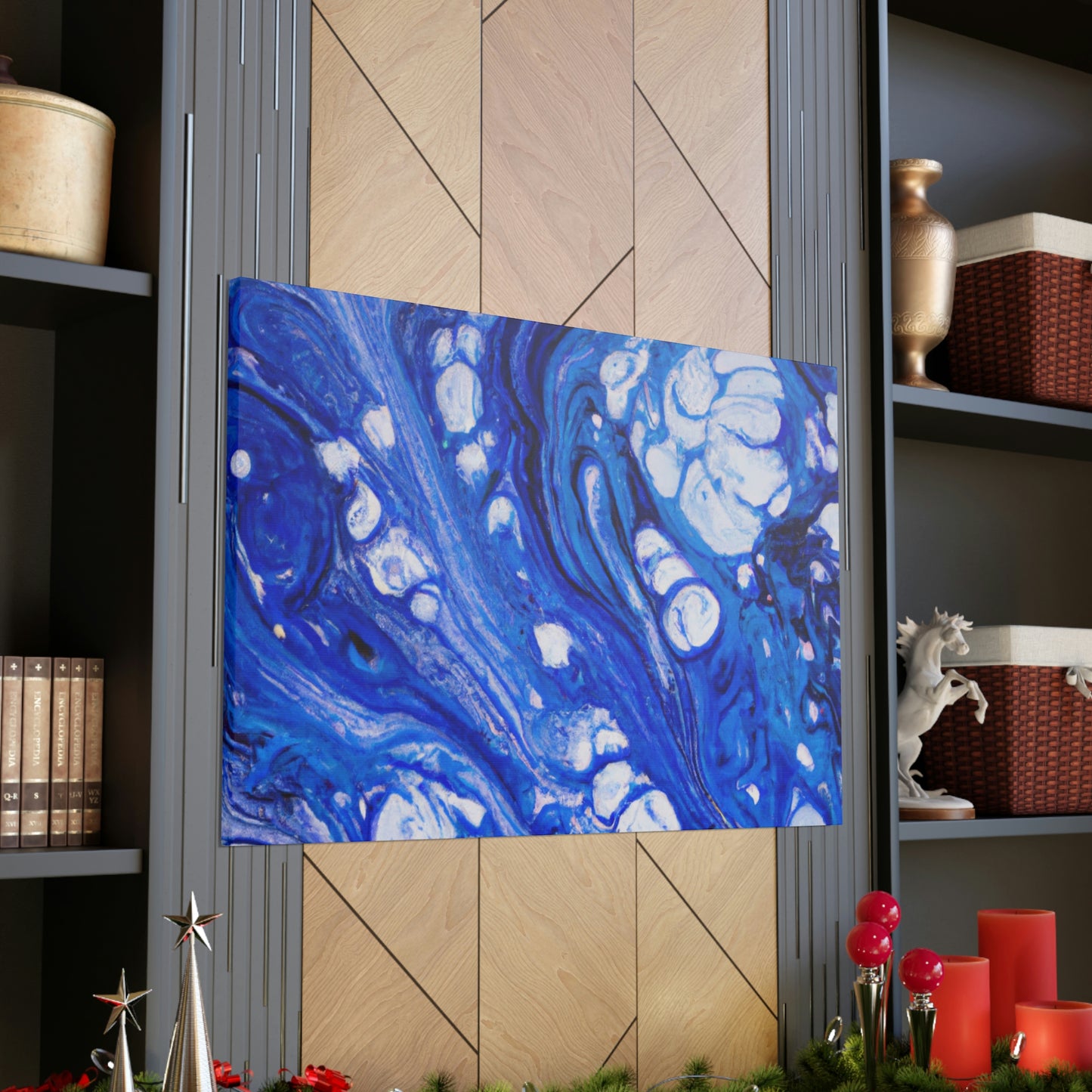 Blue Oasis. - Canvas