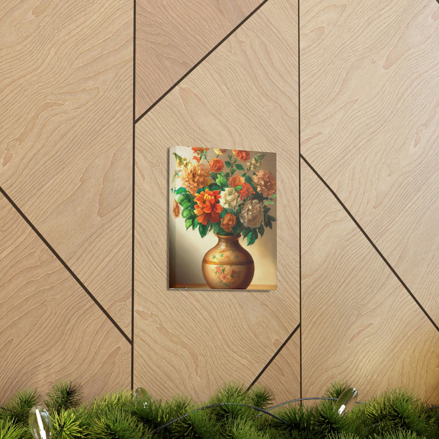 Floral Finesse Honed. - Canvas