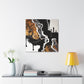 Golden Intricacy Flow. - Canvas