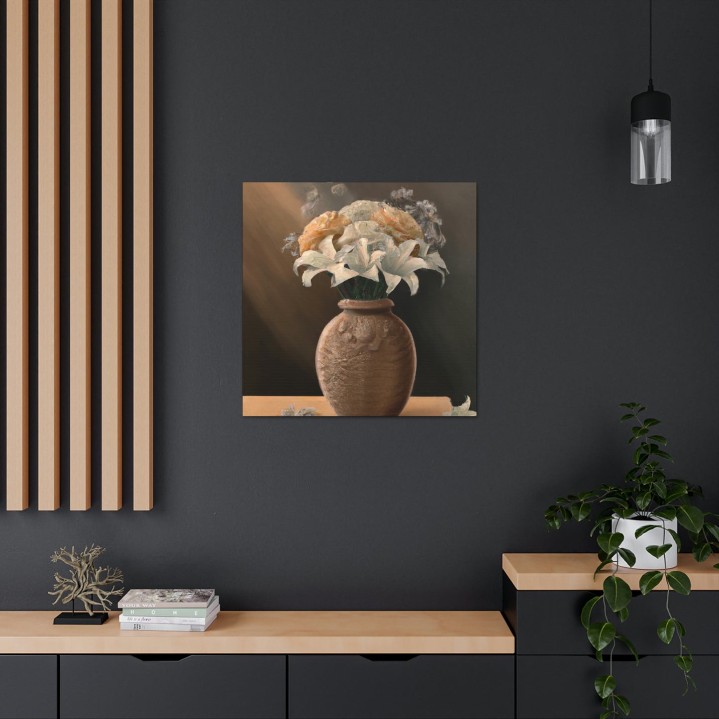 "Intricate Floral Bouquet." - Canvas