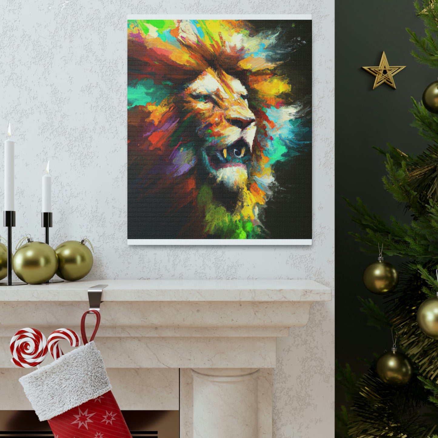 Rainbow Majesty - Canvas