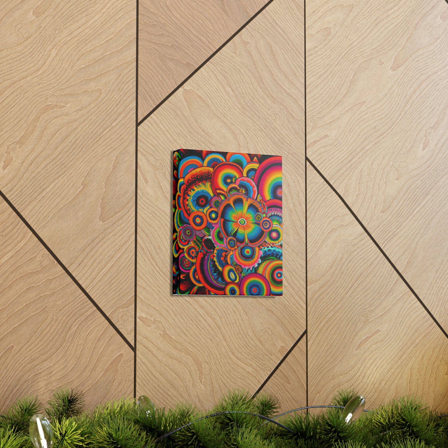 "Psychedelic Petals" - Canvas