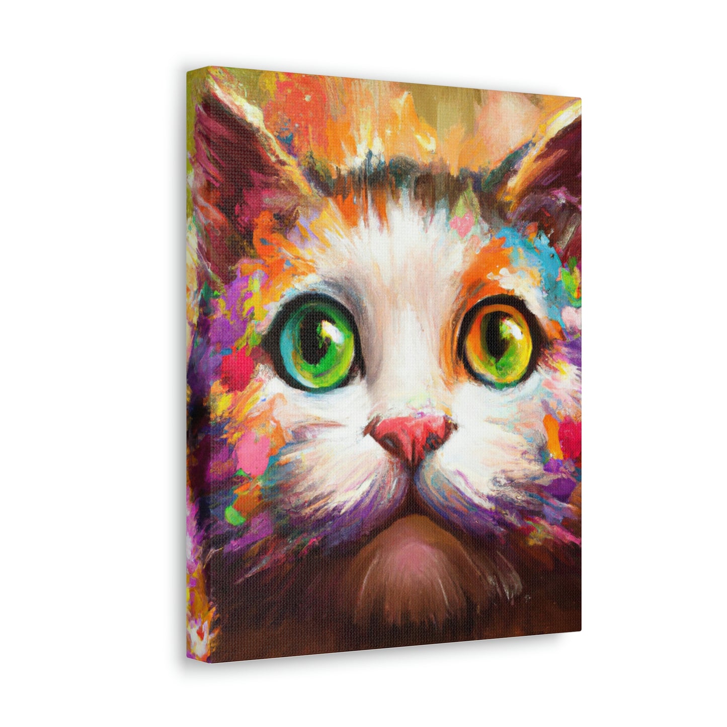 Feline Floral - Canvas
