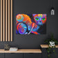 Feline Blooms. - Canvas