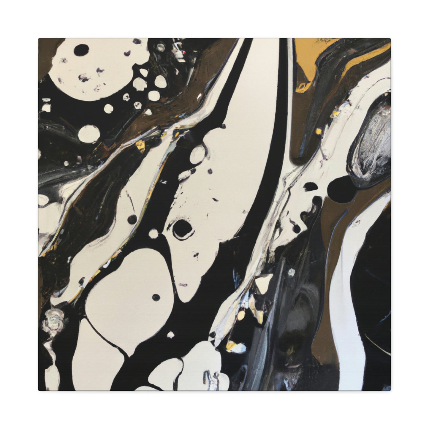 Opulent Drip Mirage. - Canvas