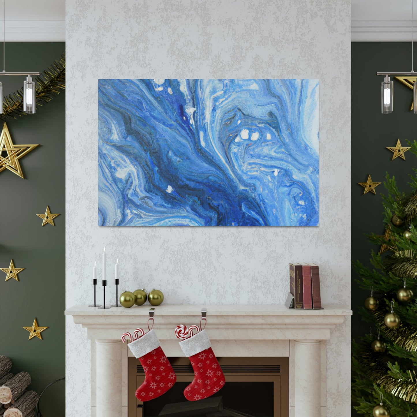 Cosmic Blue. - Canvas