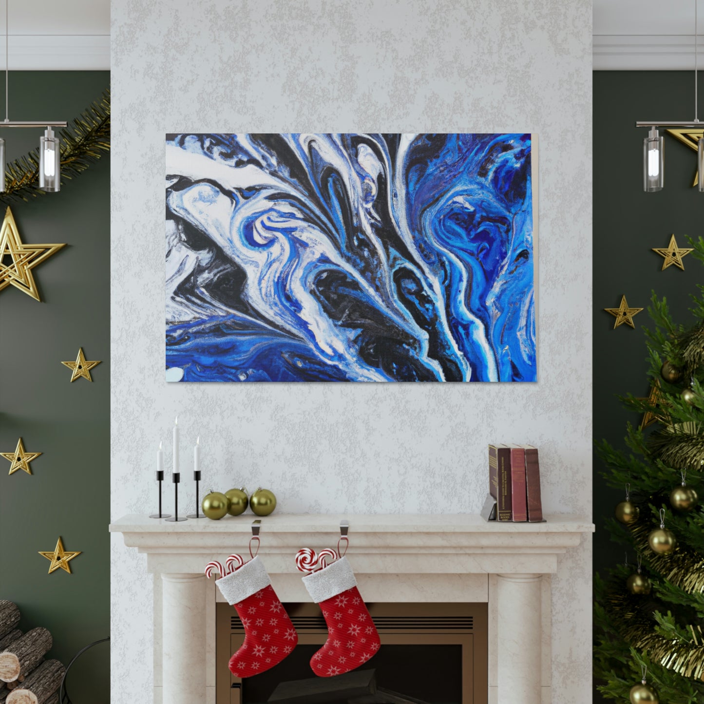 Mystic Azure. - Canvas