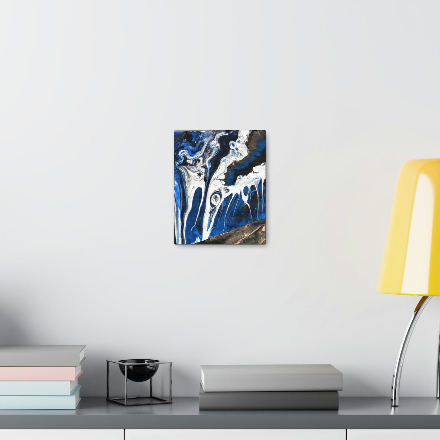 Blue Brilliance. - Canvas