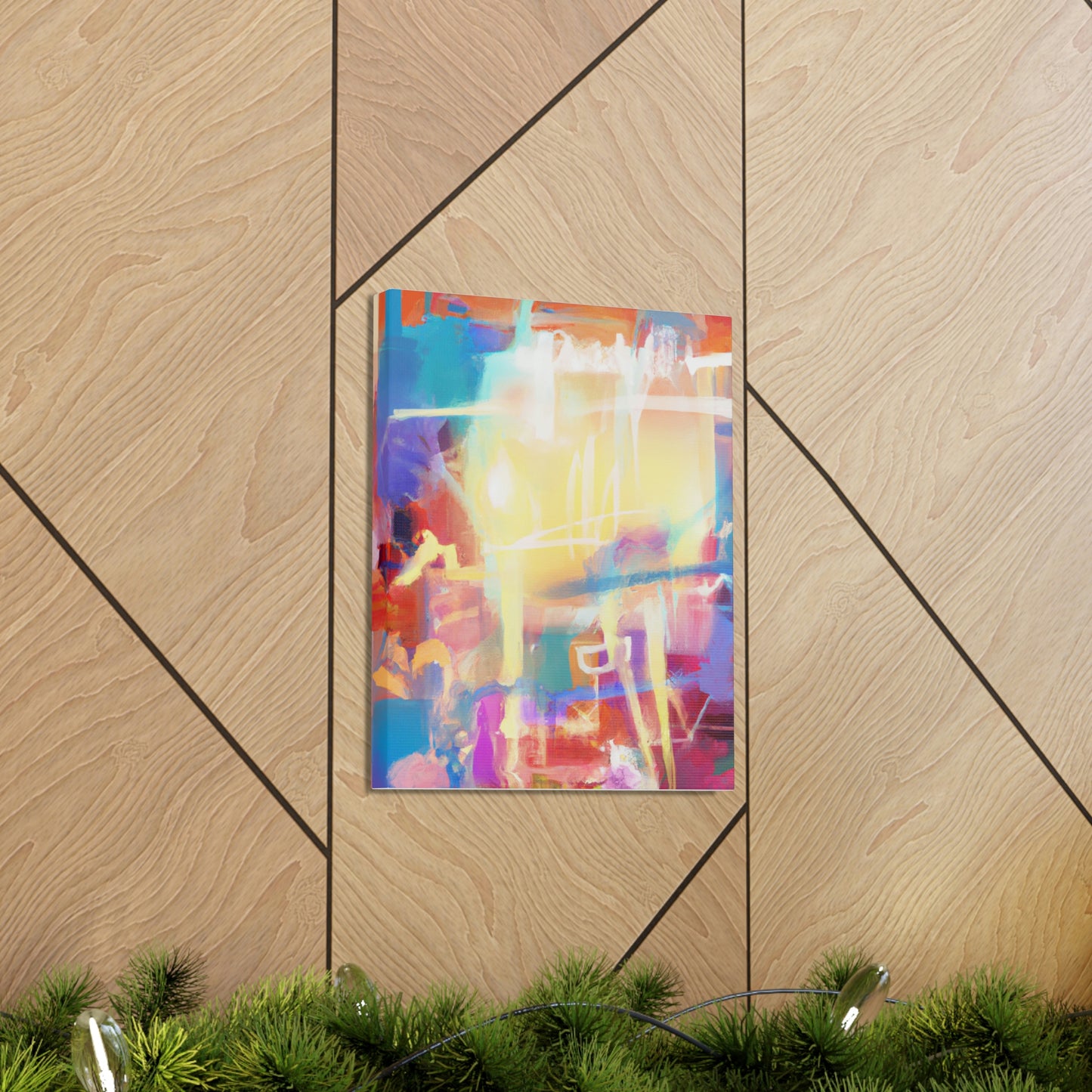 Cosmic Bloom. - Canvas
