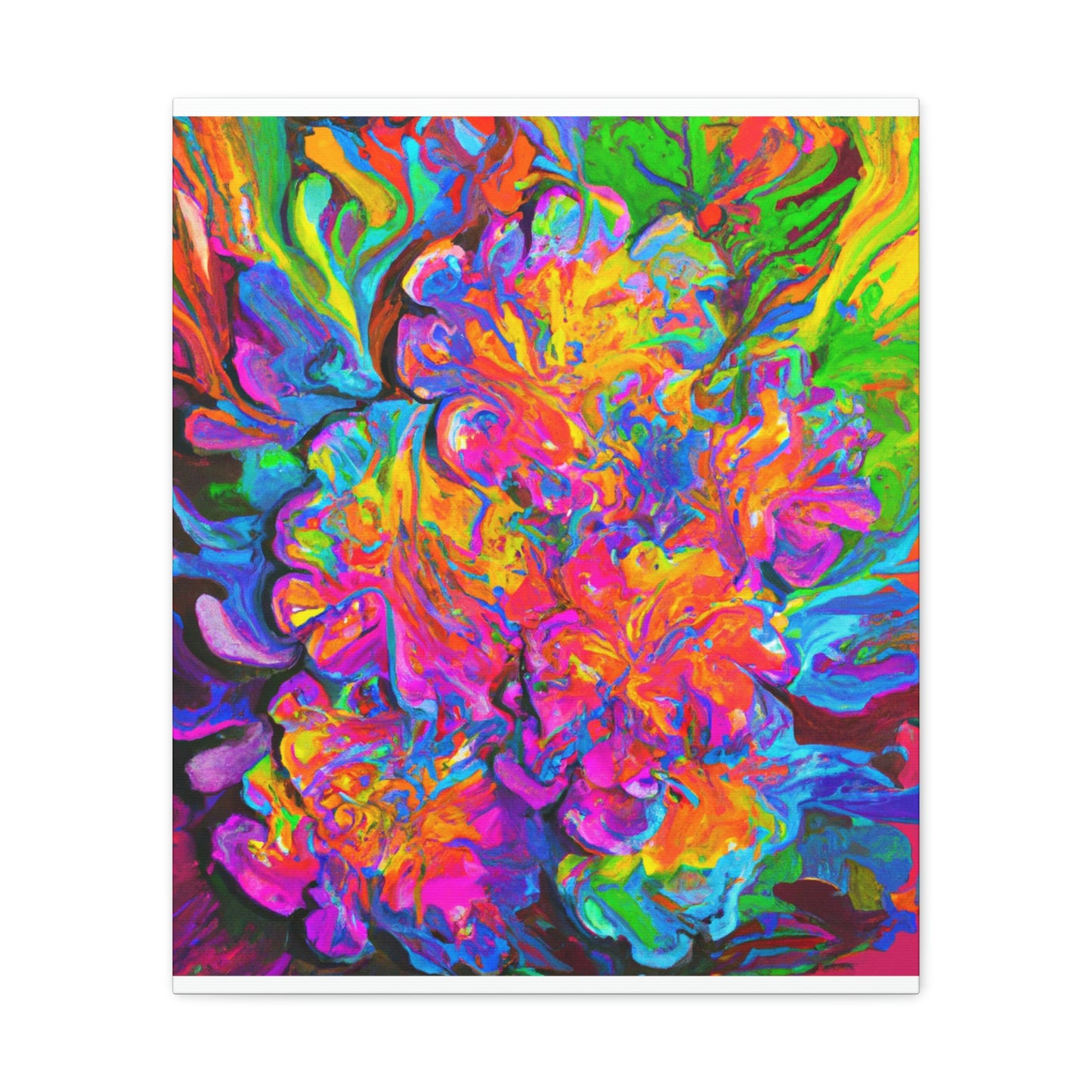 Vivid Blooms. - Canvas