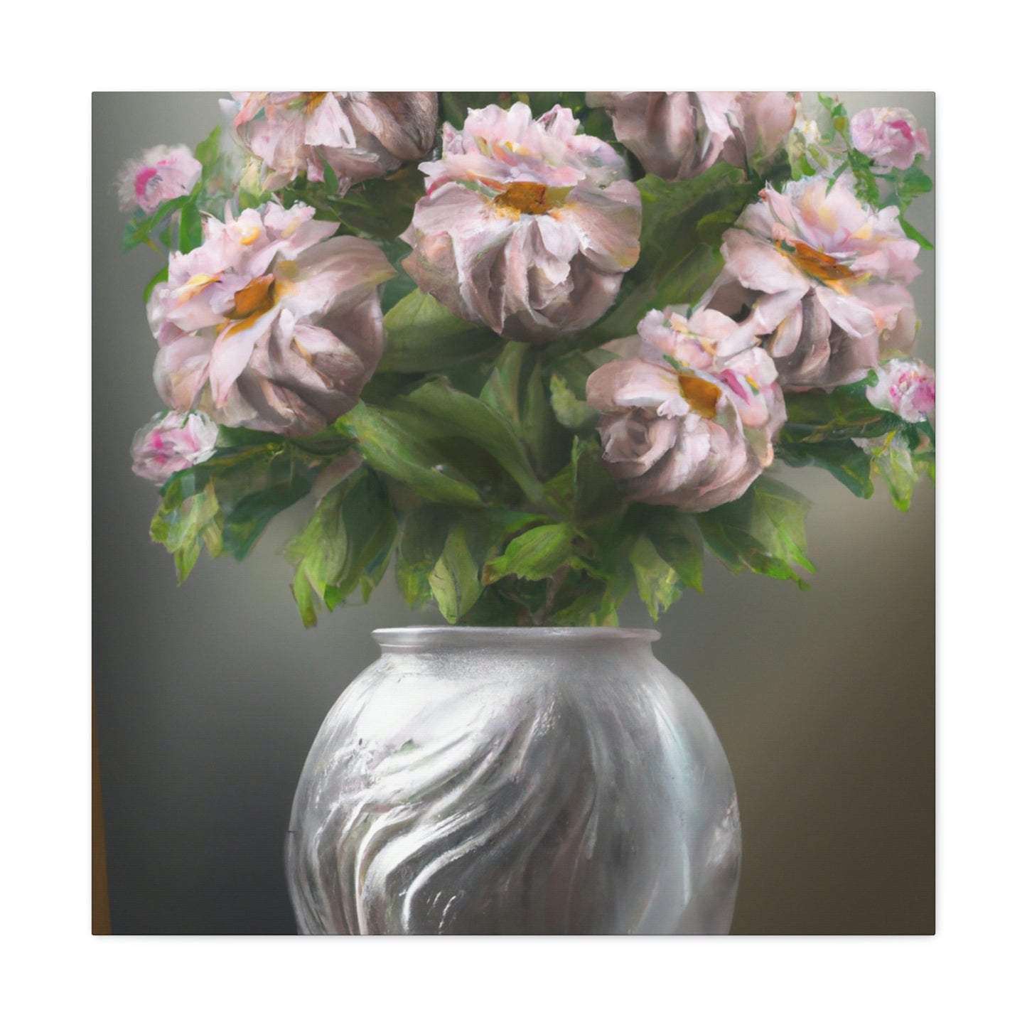 Vase Bouquet Bloom - Canvas