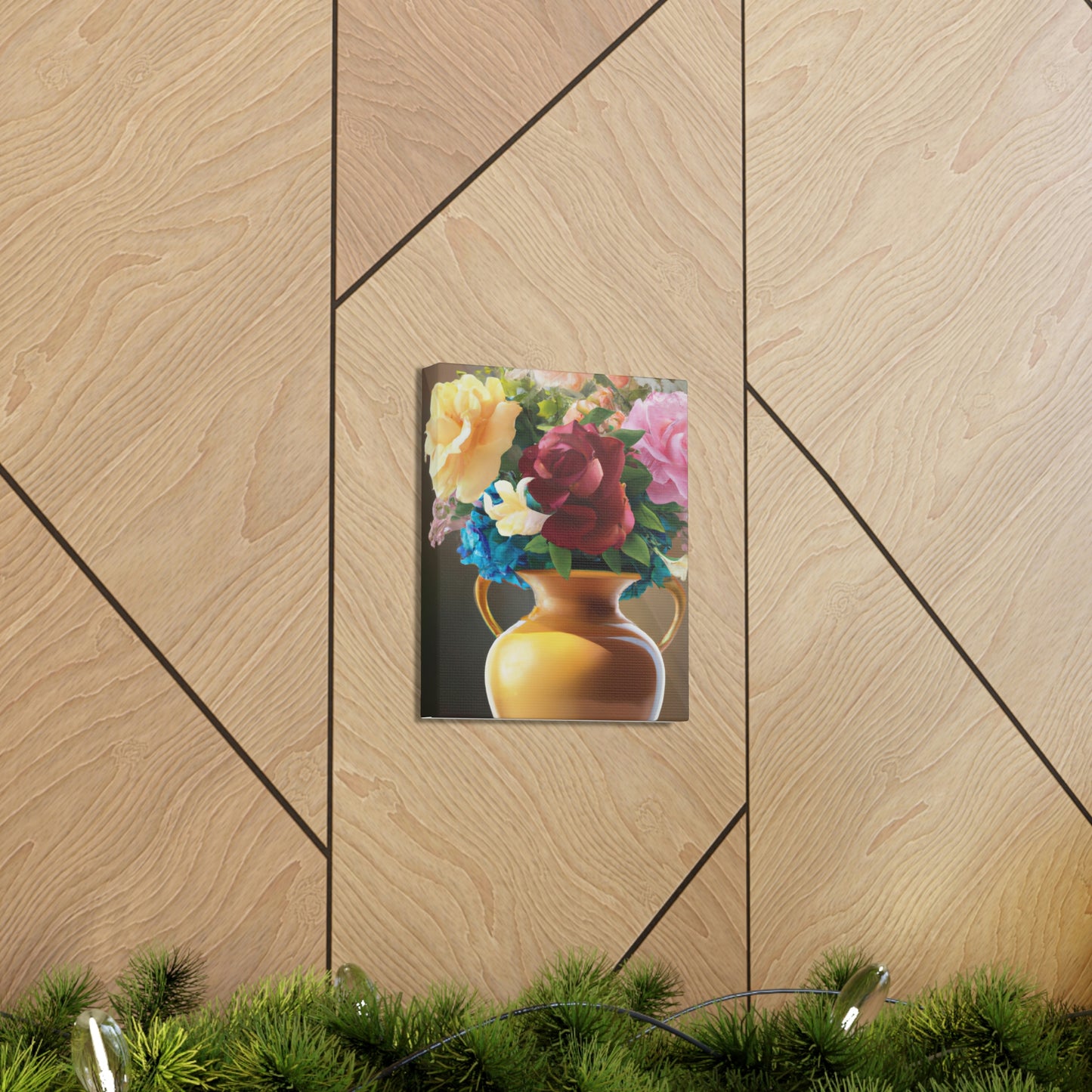 Vase Blossom Splendor - Canvas