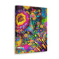 "Psychedelic Bloom" - Canvas