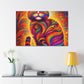 Feline Floral - Canvas