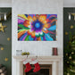 Psychedelic Bloom. - Canvas