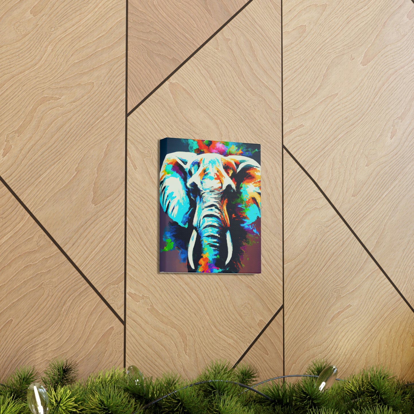 Rainbow Trunk. - Canvas