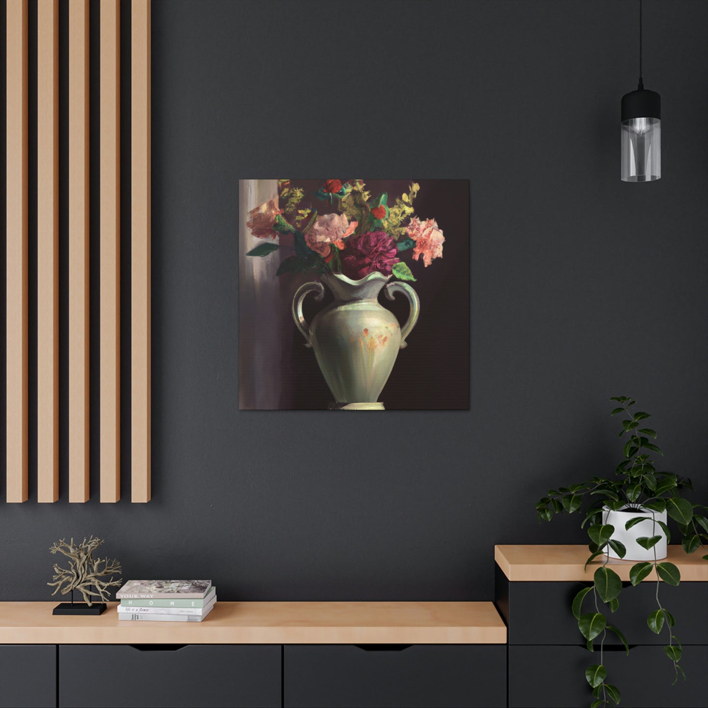 Vase Petal Splendor - Canvas