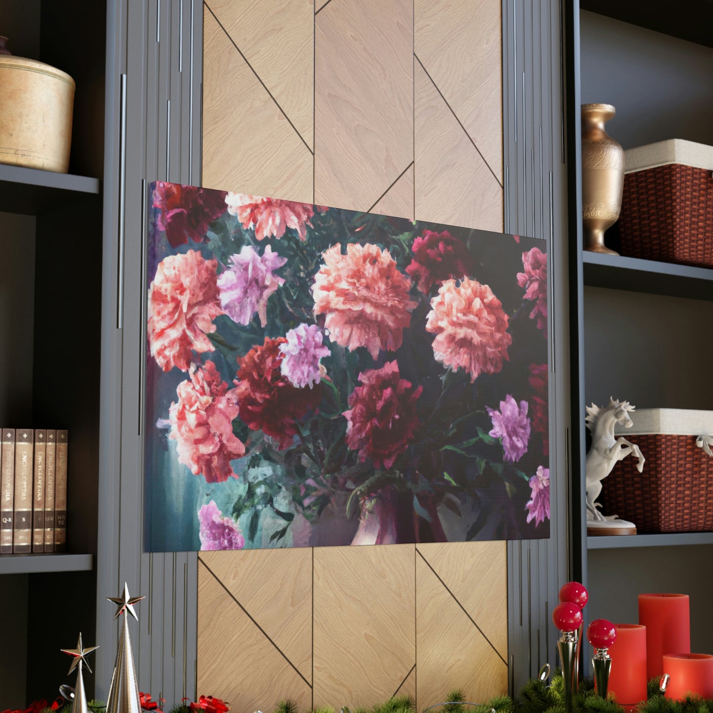 "Flower Vase Bliss." - Canvas