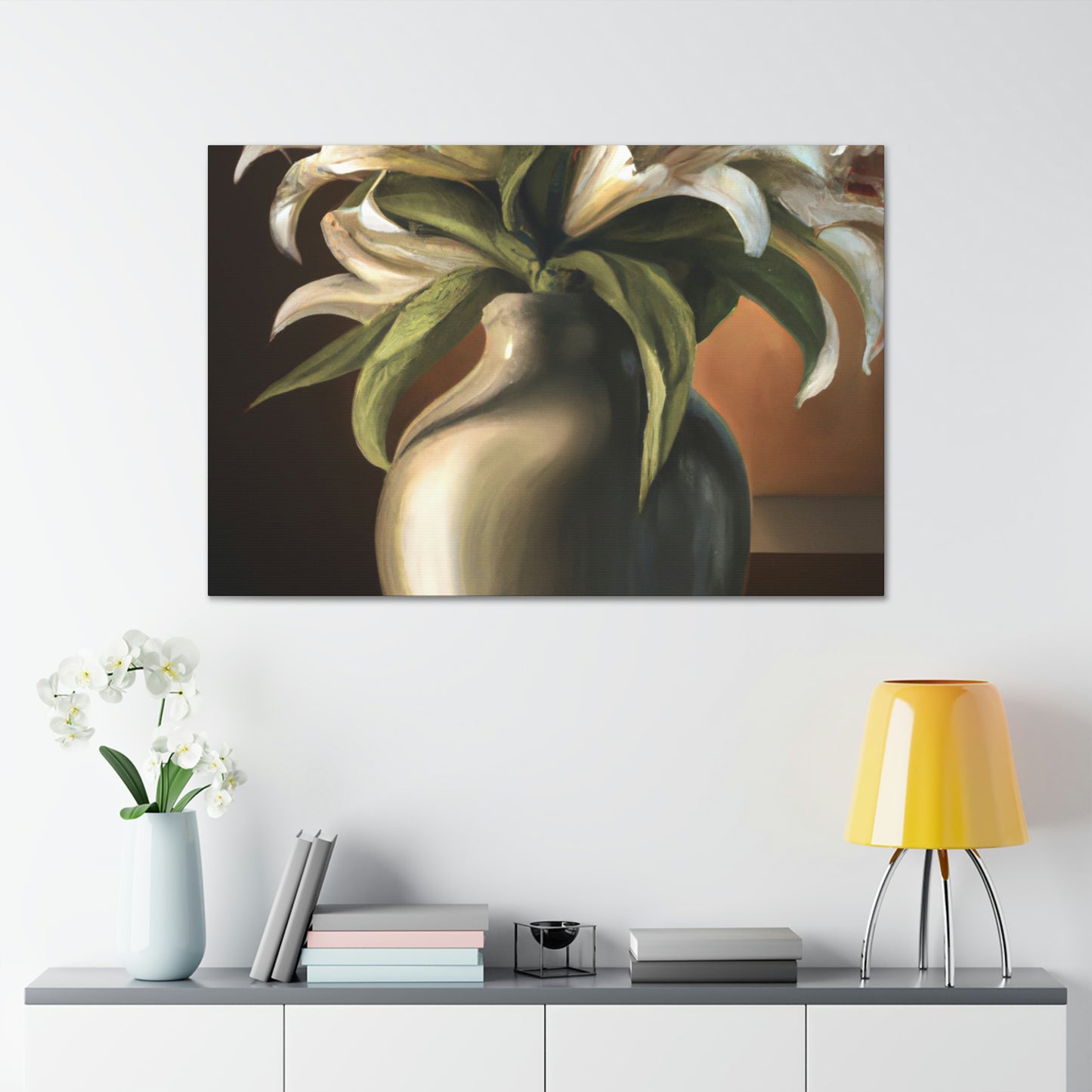 "Vase of Blossoms" - Canvas