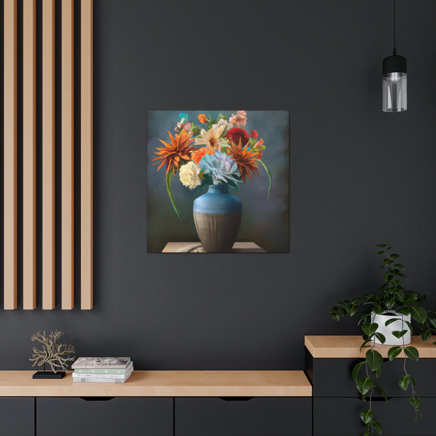Joyous Floral Lush - Canvas
