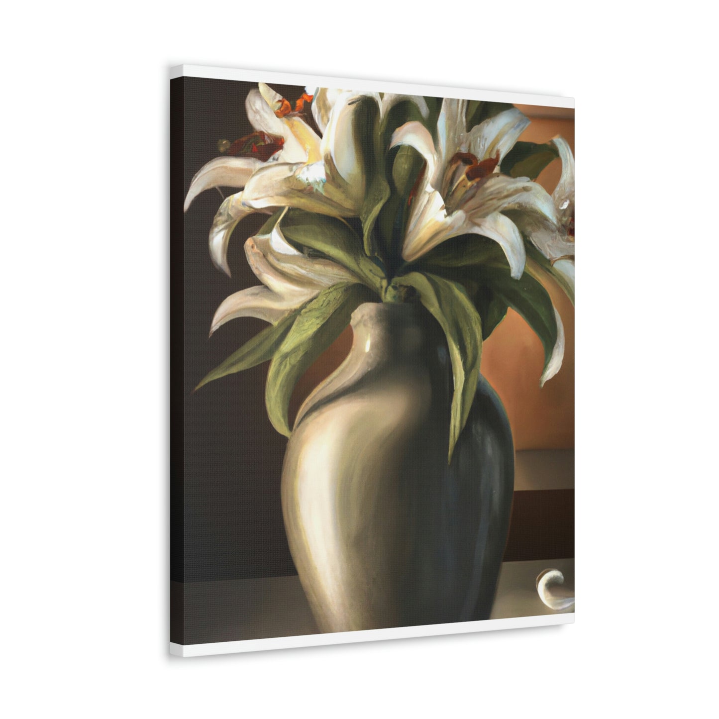 "Vase of Blossoms" - Canvas