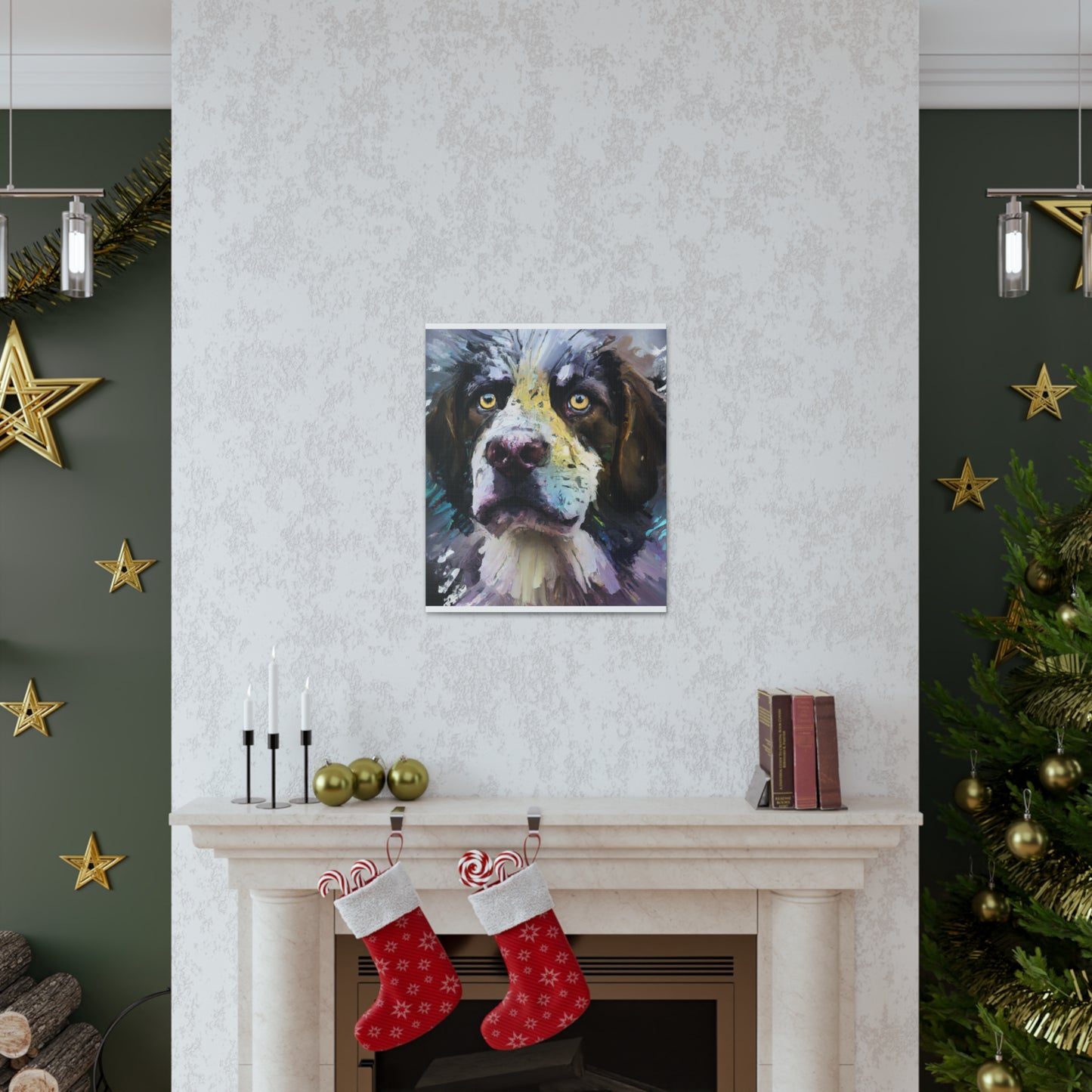 Dogful Vibrancy - Canvas