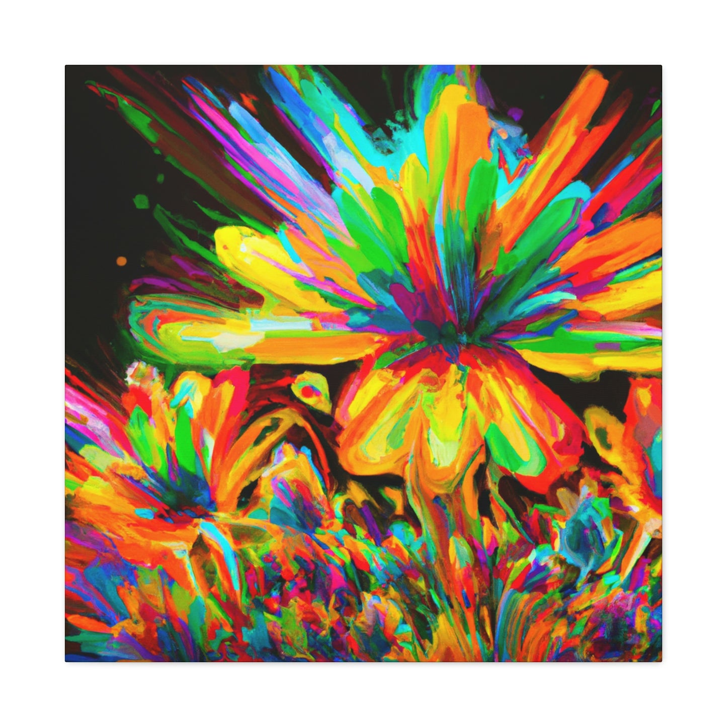 Vivid Bloom. - Canvas