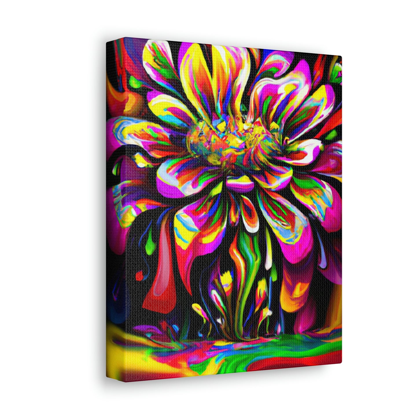 Groovy Bloom. - Canvas