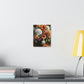 Floral Artistry Vase - Canvas