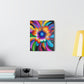 Psychedelic Bloom. - Canvas