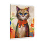 Feline Flora - Canvas