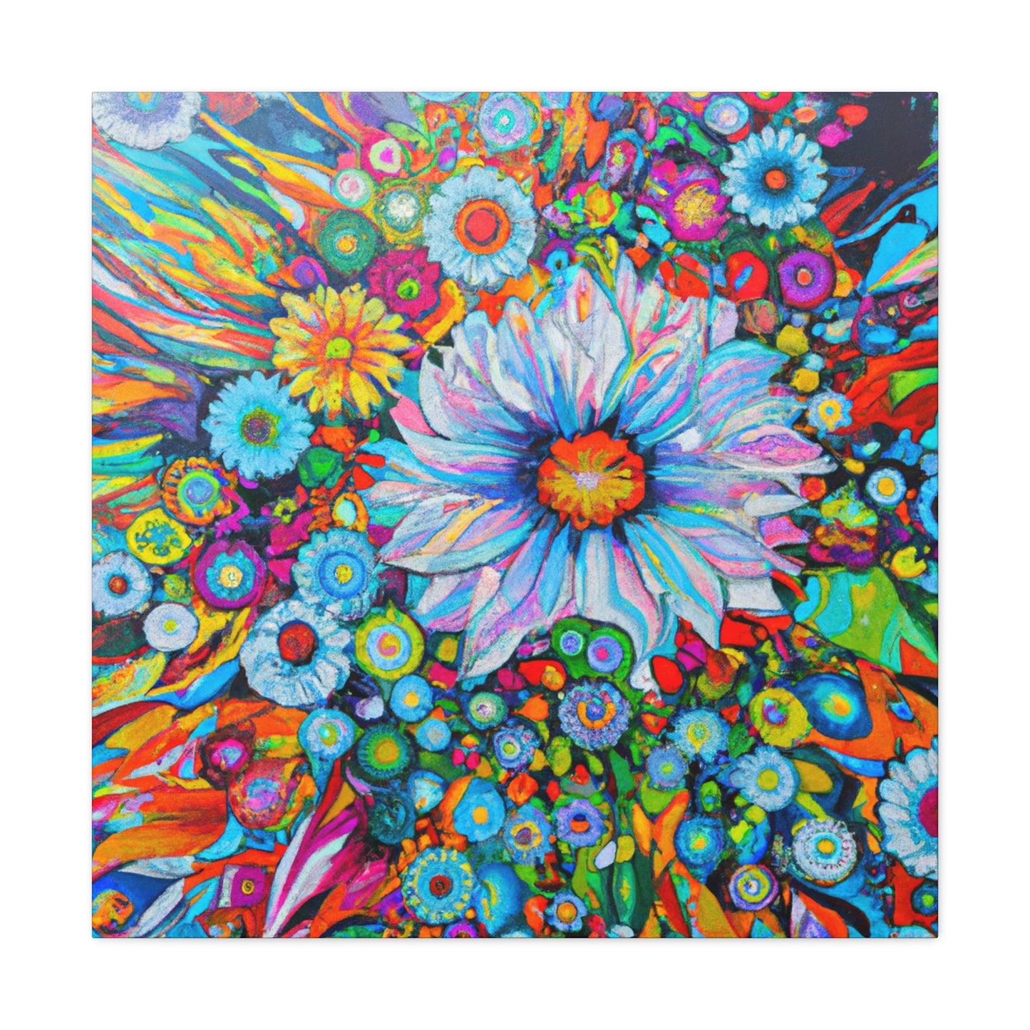 Vibrant Blooms. - Canvas
