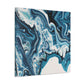 "Blue Harmony". - Canvas