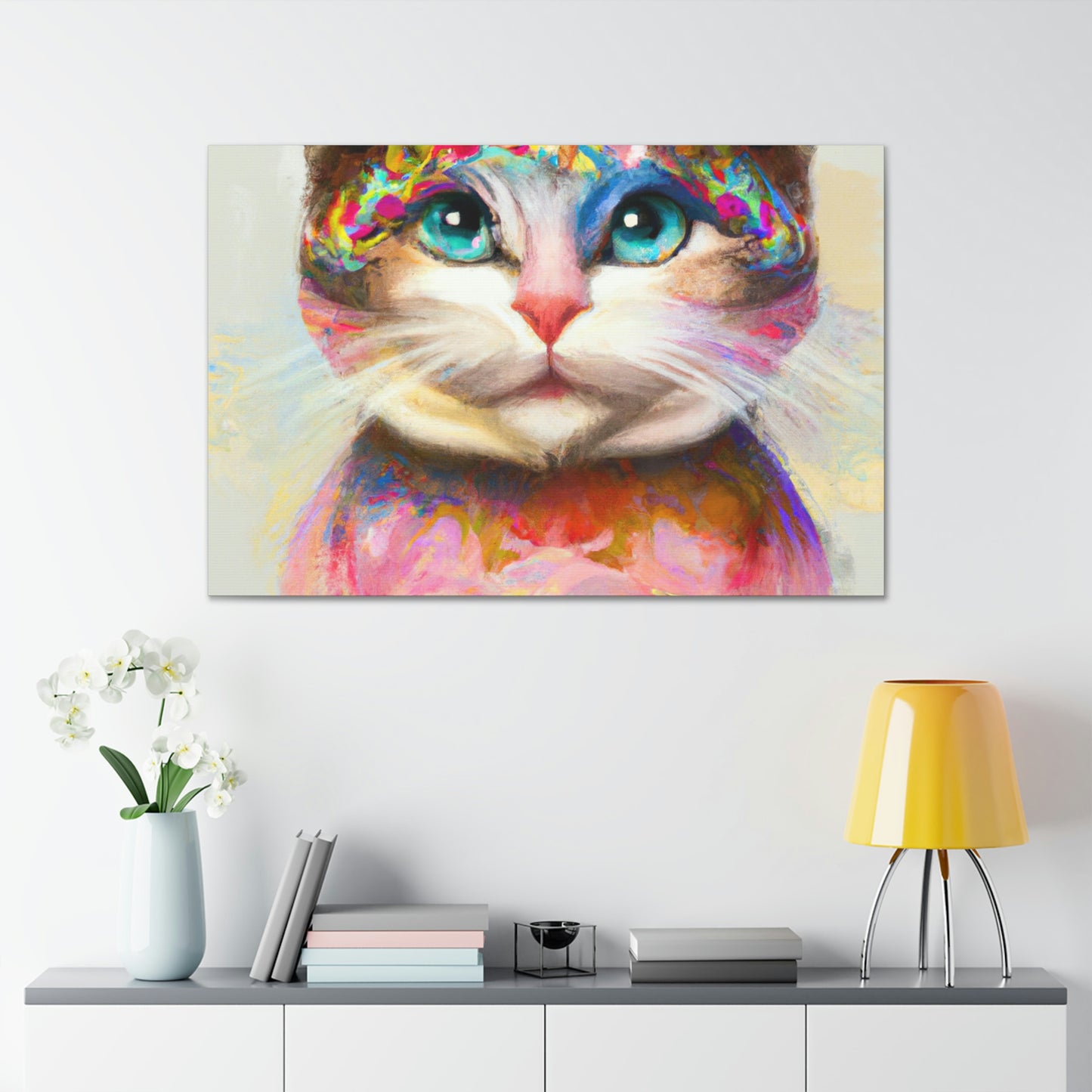 Bloom Cat - Canvas
