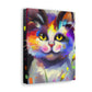 "Fur Florals" - Canvas