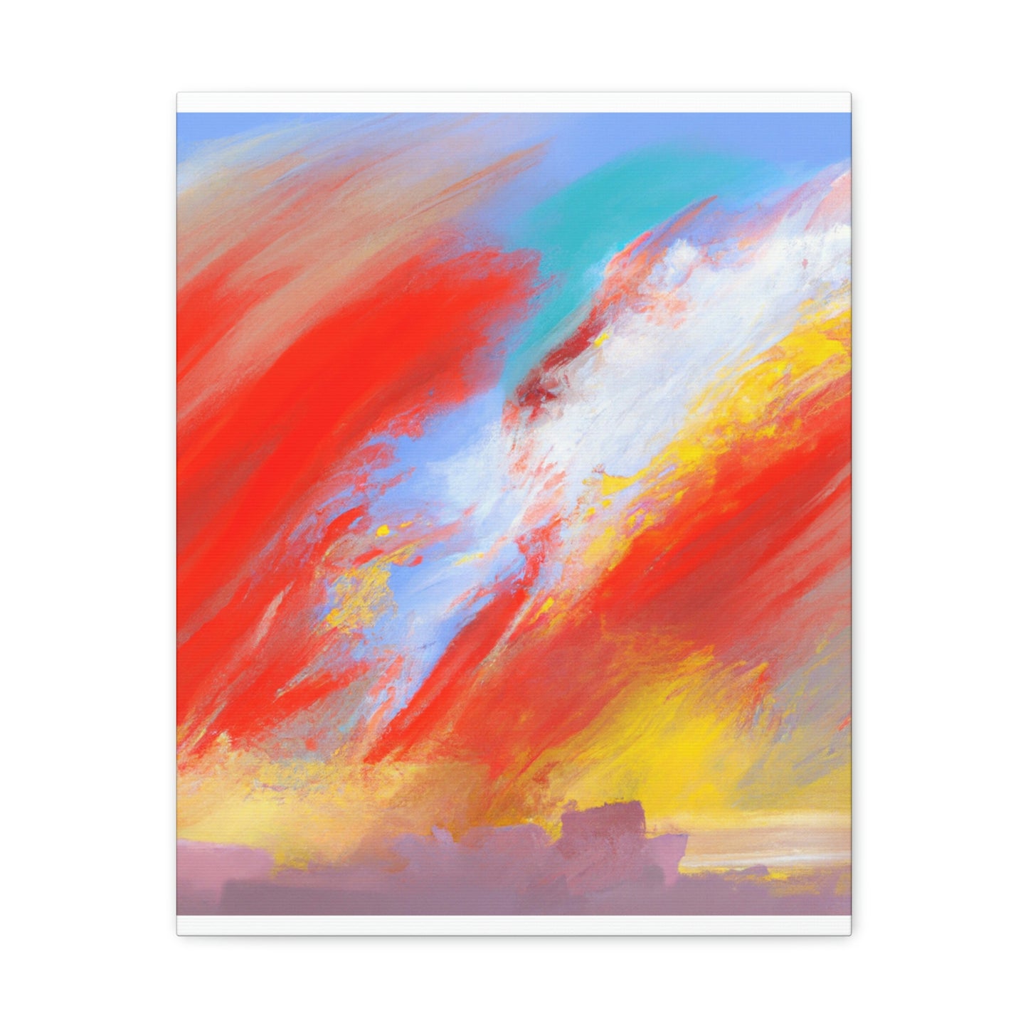 Brush Burst. - Canvas