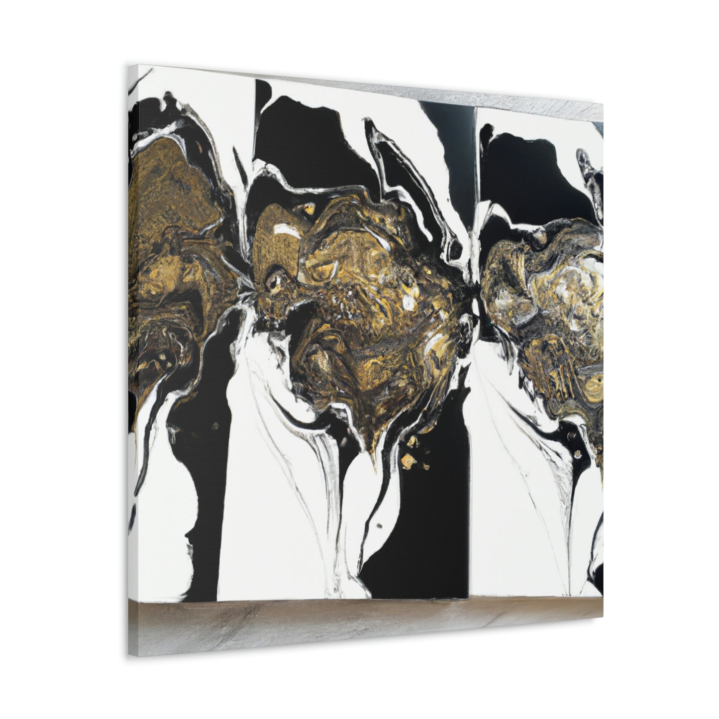 Cosmic Glitter Flow. - Canvas