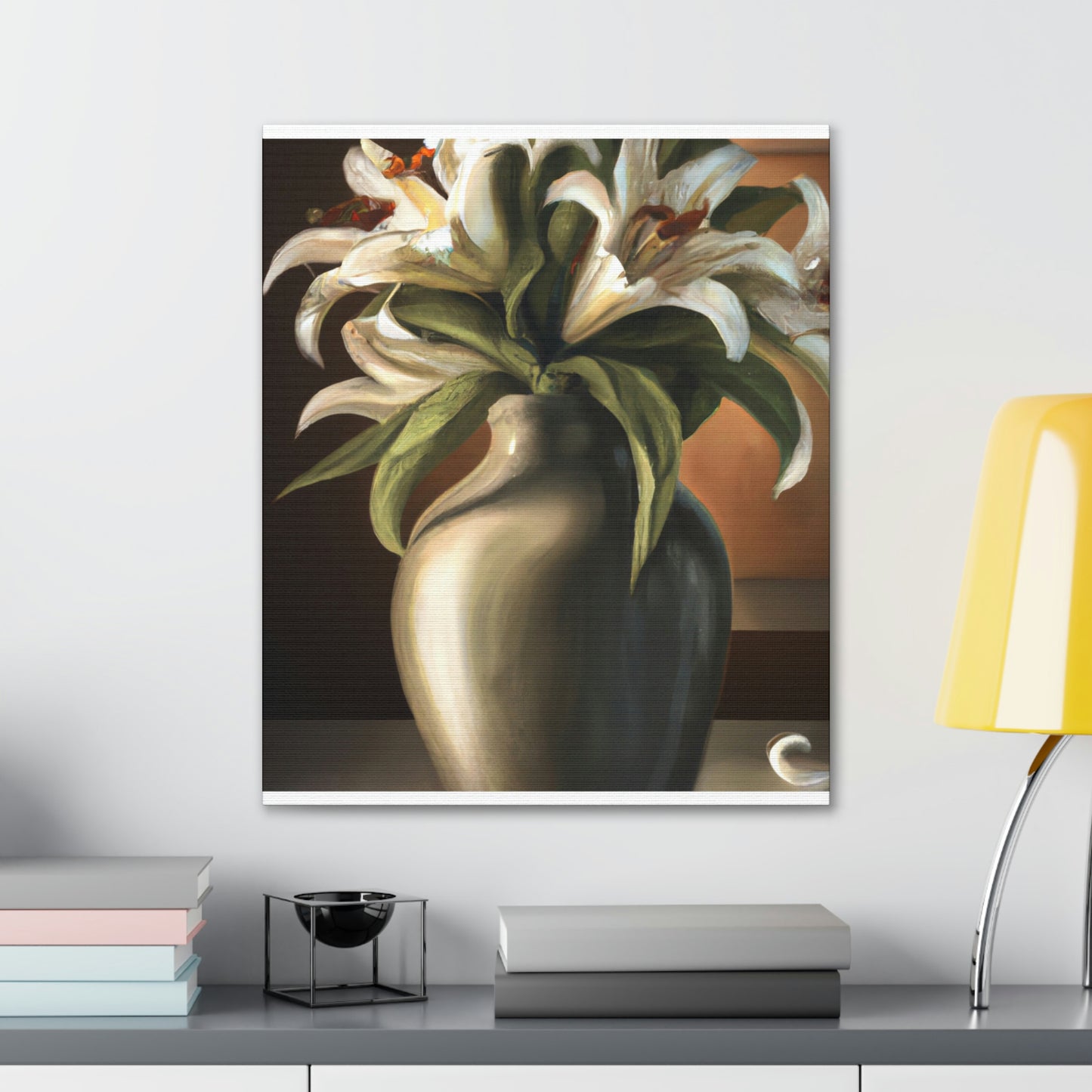 "Vase of Blossoms" - Canvas