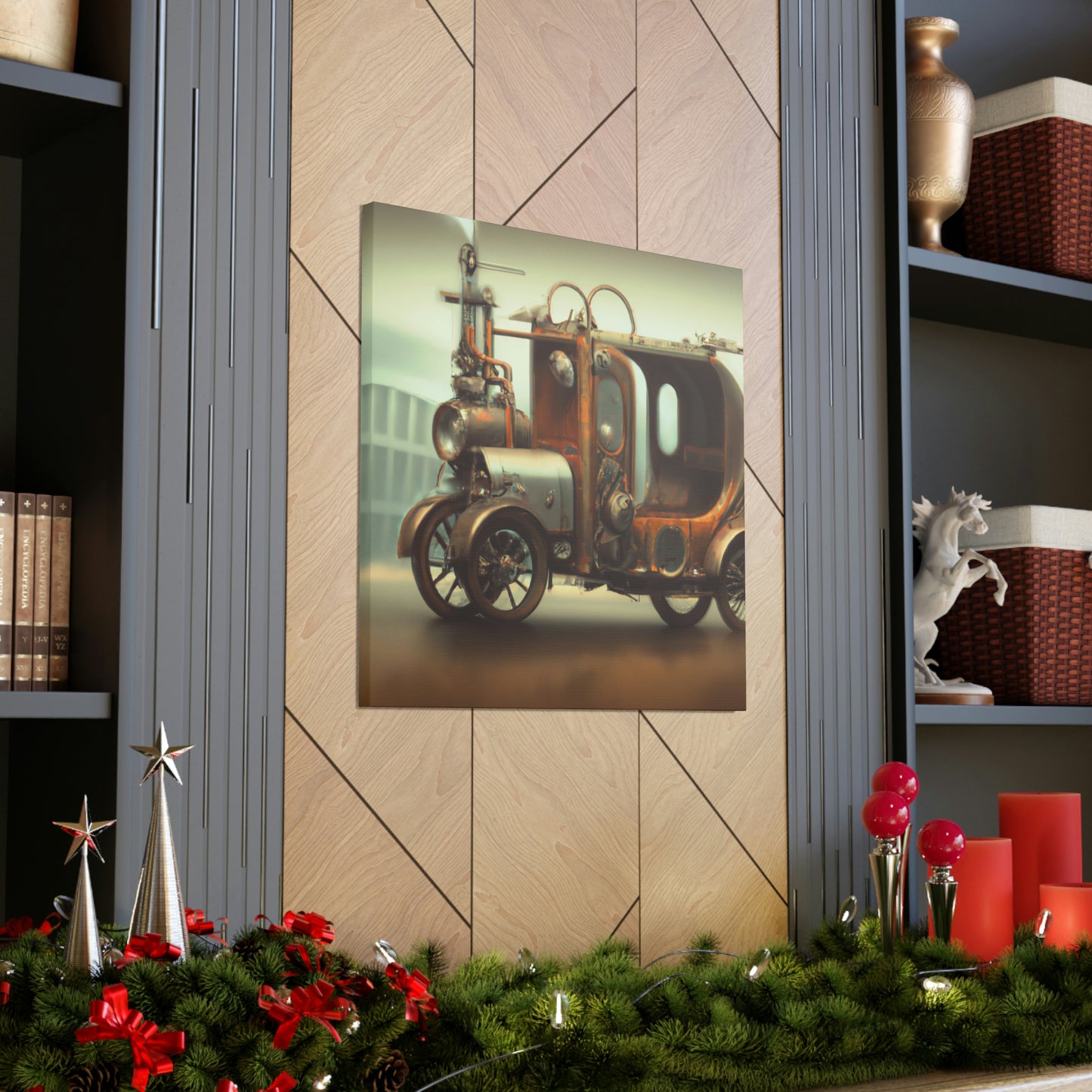 Steampunk Ride. - Canvas