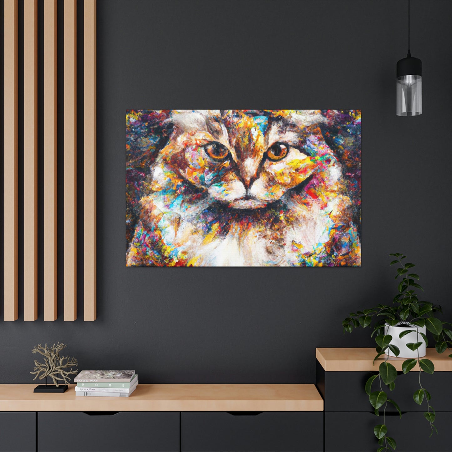 Flower Cat - Canvas