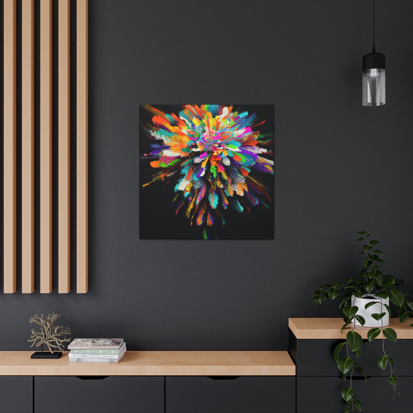 Psychedelic Bloom - Canvas