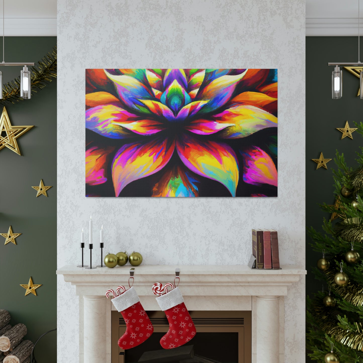 "Vivid Blooms" - Canvas