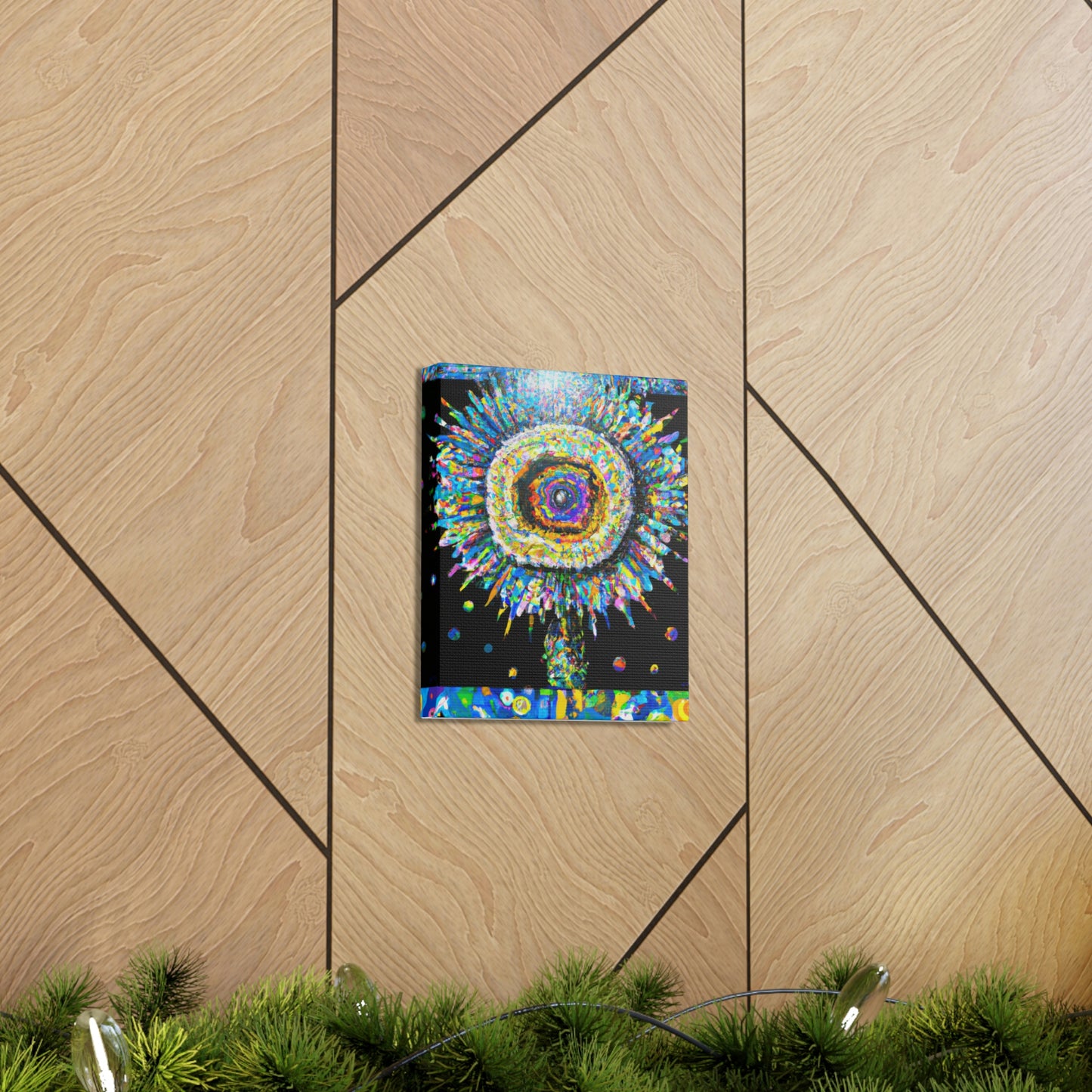 Tri-Bloom Blast - Canvas
