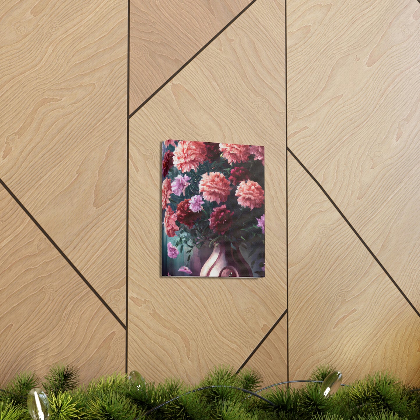 "Flower Vase Bliss." - Canvas