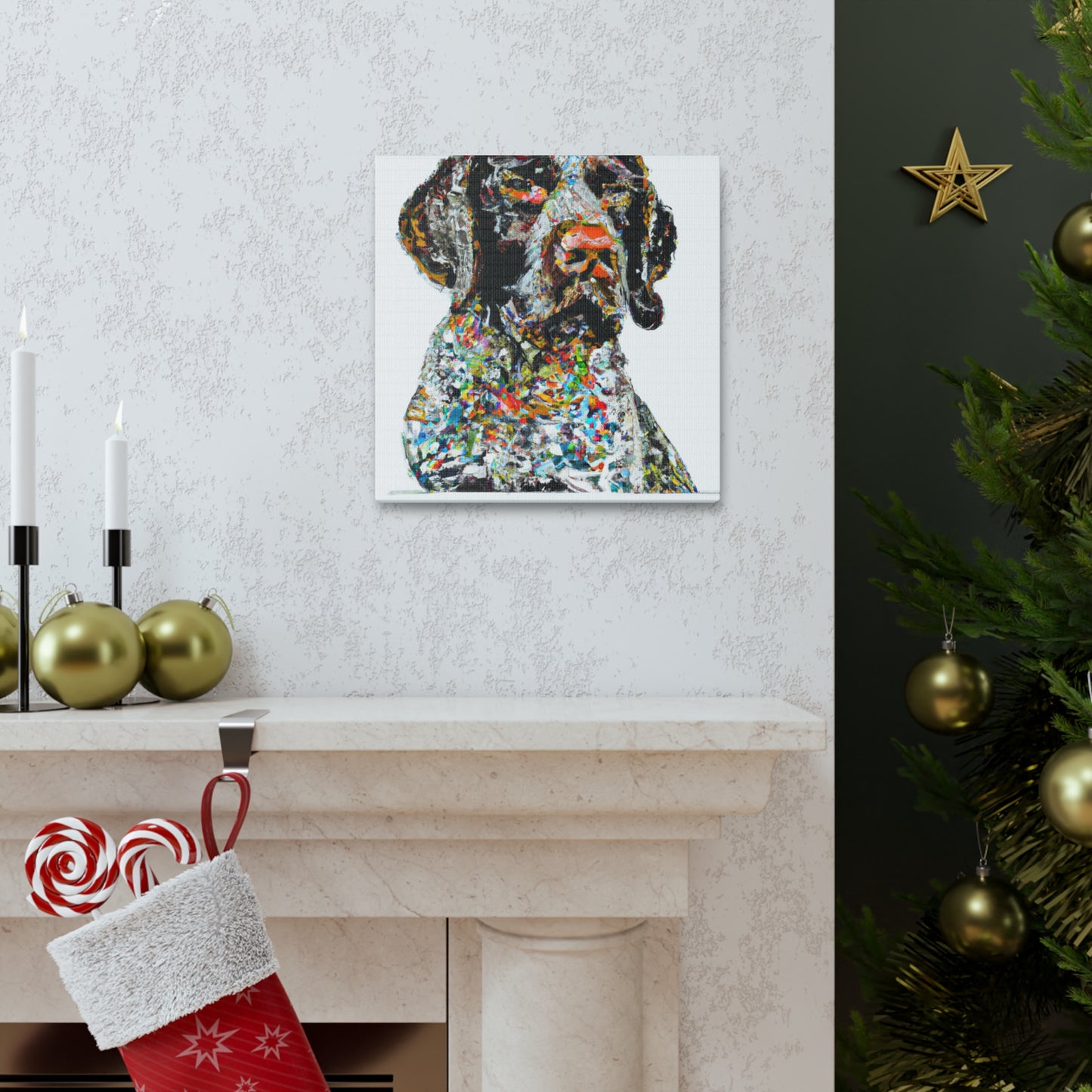 Painted Pointer - Canvas