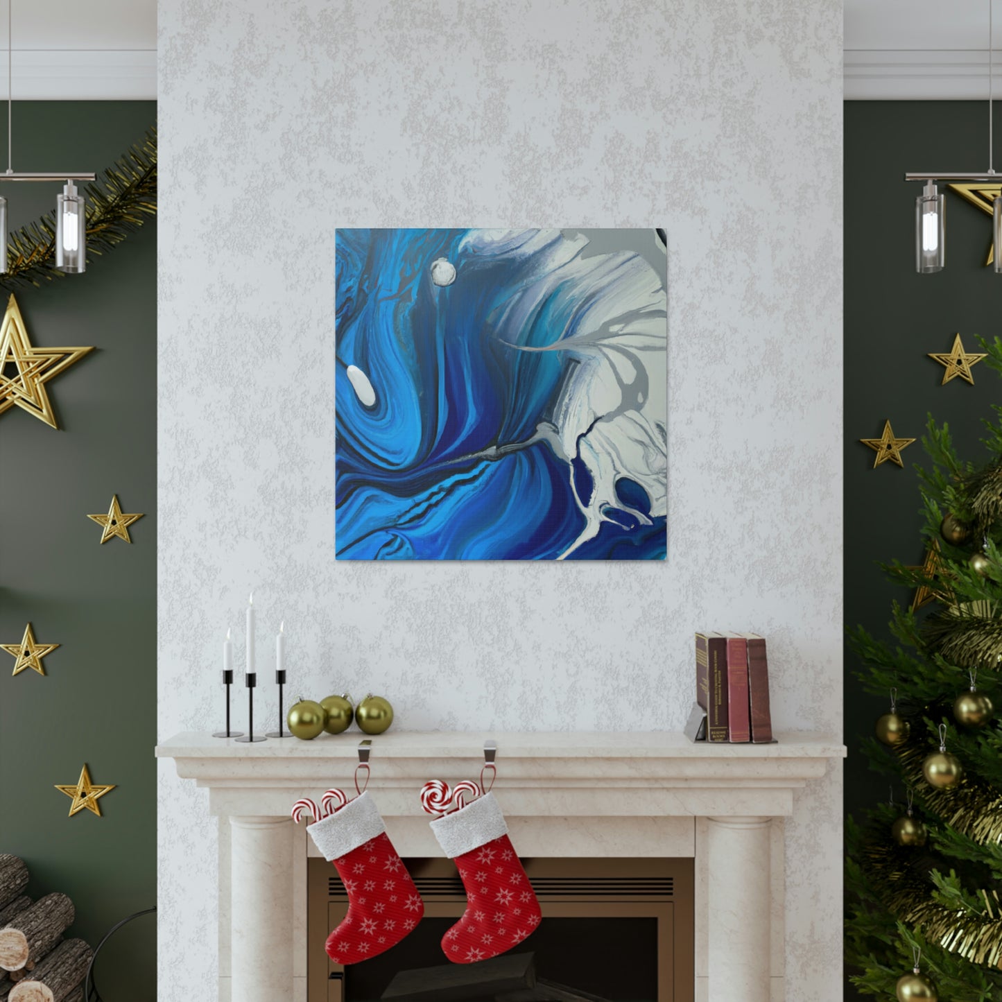 Sea Swirl. - Canvas